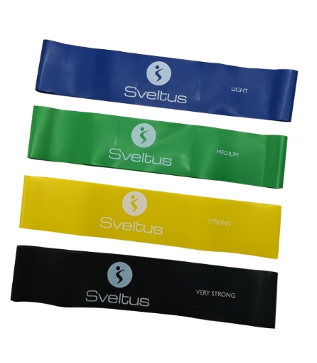 Bild von SET von elastischen Bändern für Aerobic (10, 13, 18 und 22 kg) - Sveltus