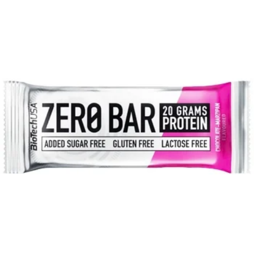 Bild von Zero Riegel 50g - Schokolade Marzipan BioTech