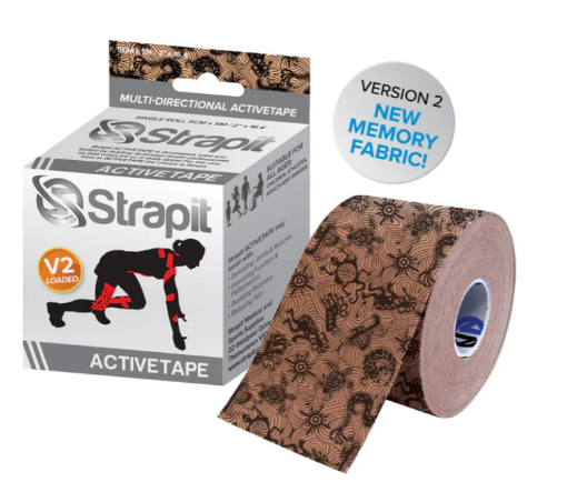 Bild von  ACTIVETAPE 5CM x 5M  - BEIGE/SCHWARZ