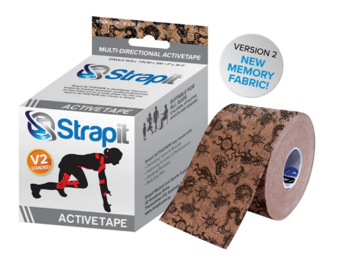 Bild von  ACTIVETAPE 7,5CM x 5M - BEIGE/SCHWARZ