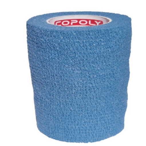 Bild von Copoly Selbsthaftbandage 7,5 cm x 4,5 m - Azurblau
