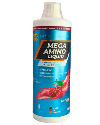 Bild von MEGA AMINO LIQUID KIRSCH 500ML Z-KONZEPT