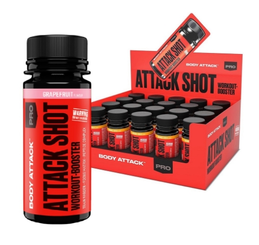 Bild von ATTACK SHOTS  20 x 60ml - Grapefruit