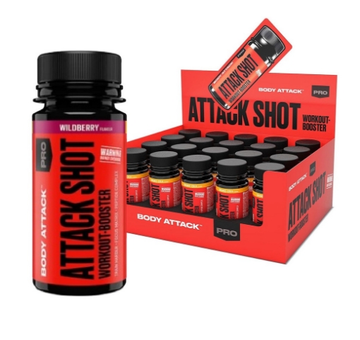 Bild von ATTACK SHOTS 20 x 60ml - Wildbeere