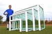 Bild von Mobiles klappbares Aluminium-Fußballtor TS 1,20 x 0,80 m mit Netz